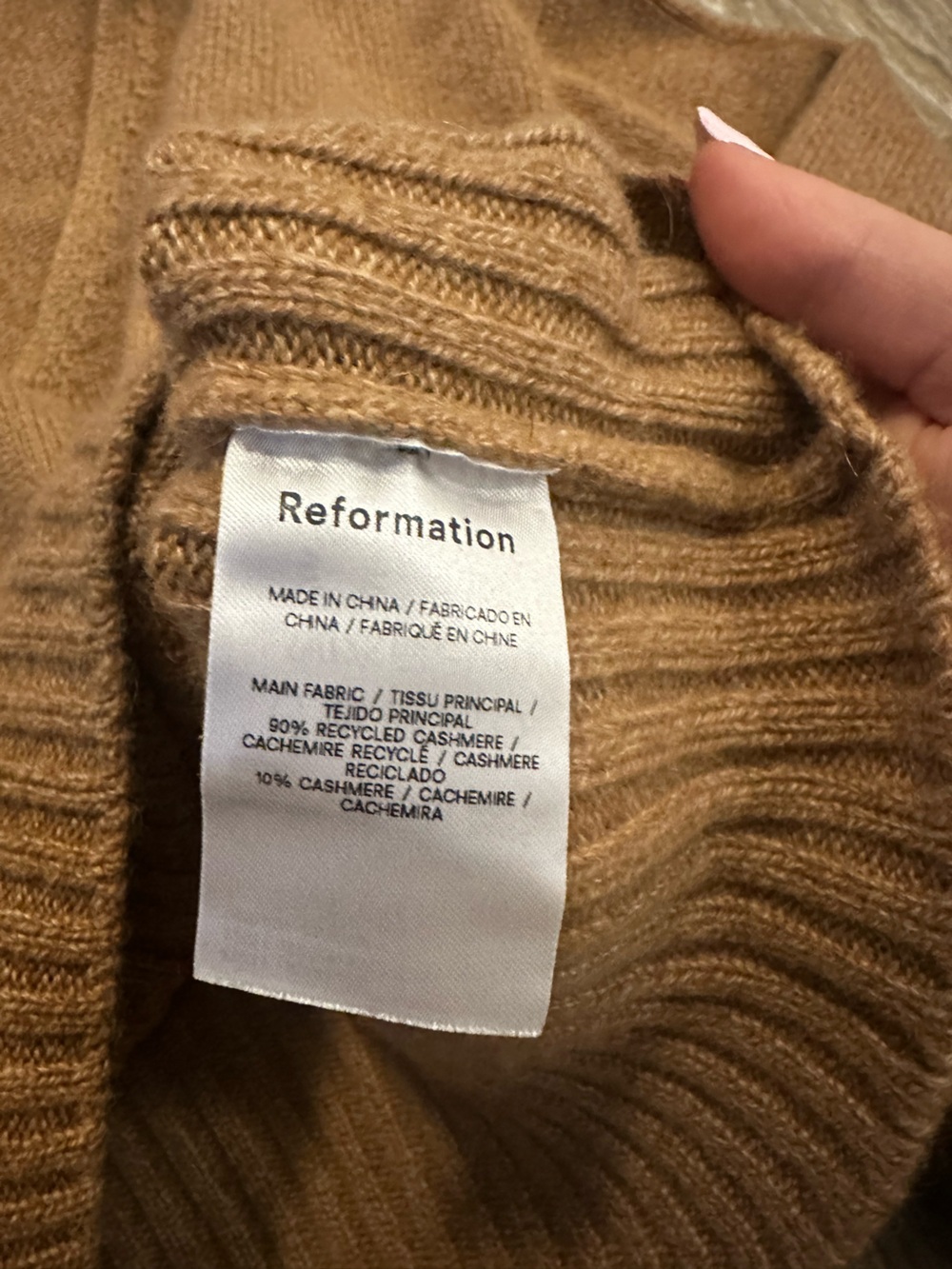 Reformation Becky Cashmere Sweater - Picture 5 of 5
